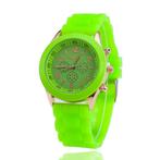 Jelly Horloge voor Dames - Kwarts Uurwerk Silicoon Bandje, Verzenden, Nieuw, Geneva
