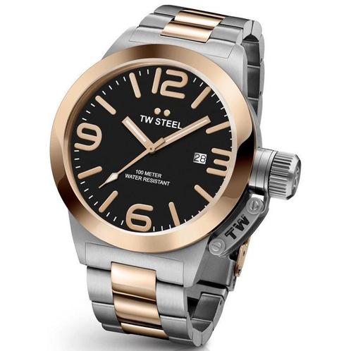 TW Steel CB131 Canteen Bracelet Horloge 45mm, Sieraden, Tassen en Uiterlijk, Horloges | Heren, Verzenden