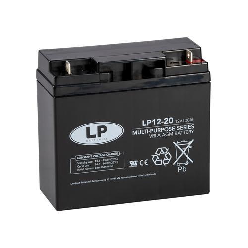 Landport (LP) VRLA-LP accu 12 volt 20.0 ah LP12-20, Computers en Software, Noodvoedingen (UPS), Nieuw, Ophalen of Verzenden