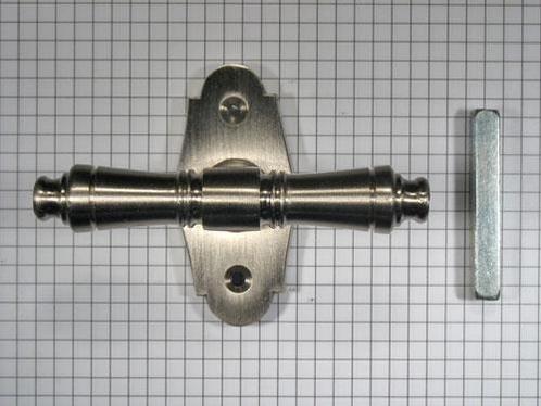 Raamkruk T mat nikkel, Doe-het-zelf en Verbouw, Hang- en Sluitwerk