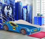 Autobed - Kinderbed - 160x80cm - met matras - blauw - met le