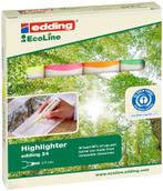 Edding 24 Ecoline Tekst Marker Assortiment set 4 kleuren (2-, Nieuw, Verzenden