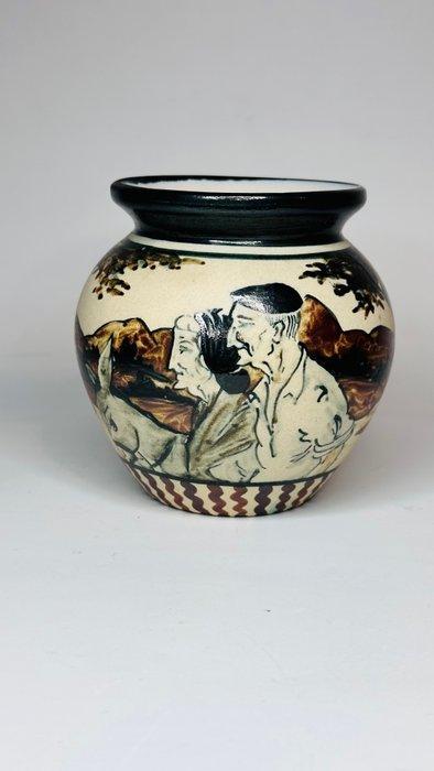 CIBOURE - M. Moreau - Vaas - Steengoed - vaas, Antiek en Kunst, Kunst | Designobjecten