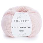 Katia Concept Cotton-Merino - 103 lichtroze - Katoen/Merin, Ophalen of Verzenden, Nieuw