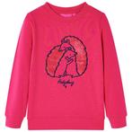 vidaXL Kindertrui 116 felroze, Verzenden, Nieuw