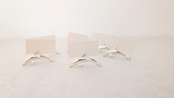 Bugatti - Tafelservies (6) - Dolphin - Verzilverd -, Antiek en Kunst, Curiosa en Brocante