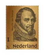 Gouden Postzegel Prins Maurits van Oranje, Postzegels en Munten, Verzenden, Gestempeld