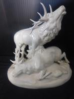 von Schierholz - Beeldje - Hirschkampf - Porselein