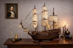 ENORME Voilier Fregate DU NAPOLEON en bois 90CM bateau, Nieuw