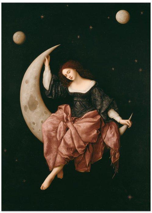 Dikhotomy - Serene Moon - No Reserve - Unique Edition, Antiek en Kunst, Kunst | Designobjecten