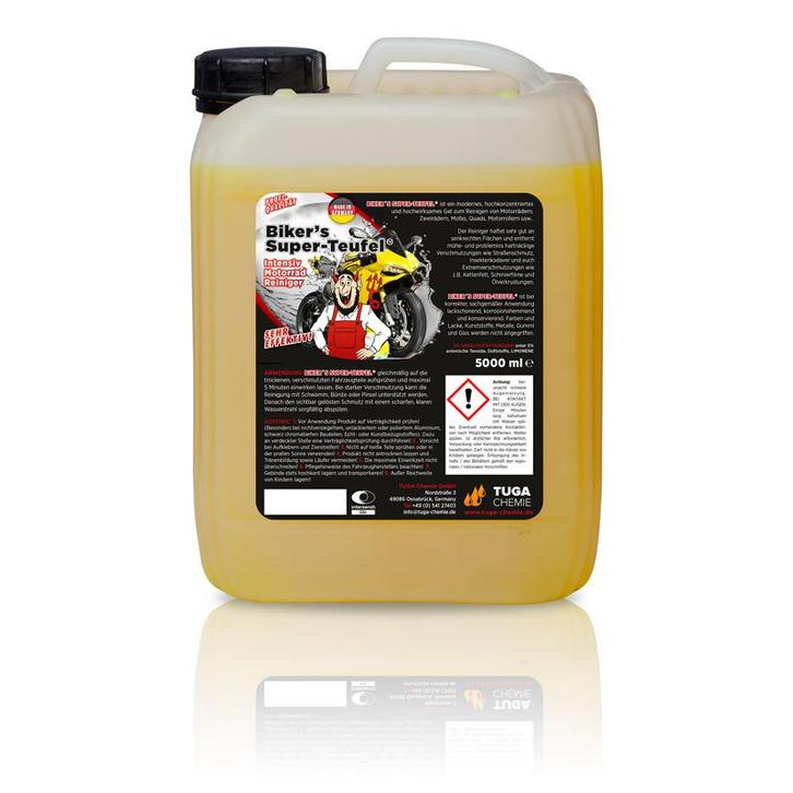 Biker's Super-Teufel - Geel - 5000ml, Motoren, Accessoires | Onderhoudsmiddelen, Verzenden