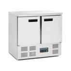 Polar Koelwerkbank 2 Deurs 90x70x(h)85cm Met Wielen, Zakelijke goederen, Verzenden, Nieuw in verpakking