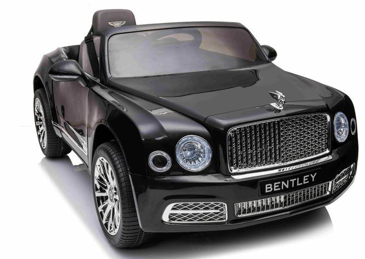 Kinderauto, BENTLEY MULSANNE, zwart FM,leder, Met Garantie!!, Kinderen en Baby's, Speelgoed | Buiten | Accuvoertuigen, Nieuw, Ophalen of Verzenden