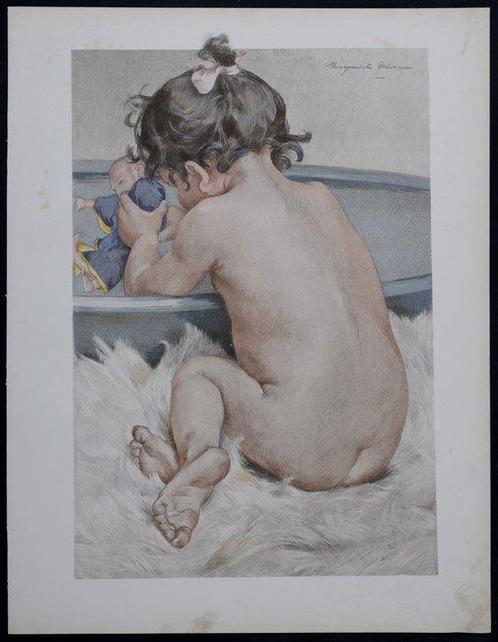 Marguerite Delorme (1876-1946) - La Poupée, Antiek en Kunst, Kunst | Designobjecten