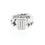 Zilveren Buddha to Buddha ring | Chain (zilveren ring), Sieraden, Tassen en Uiterlijk, Gebruikt, Overige kleuren, 19 tot 20, Ophalen of Verzenden