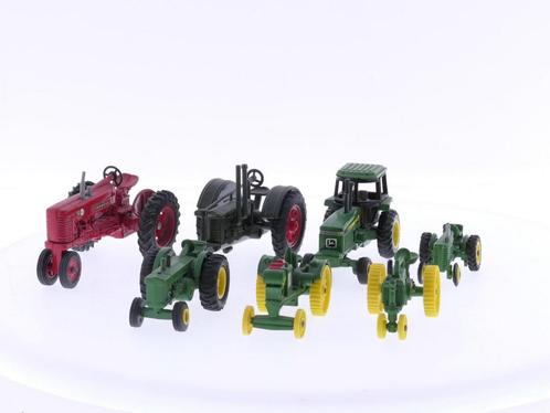 Schaal 1:43, 1:64 Set van 7 ERTL Vintage Tractoren #4405, Hobby en Vrije tijd, Modelauto's | 1:43, Gebruikt, Ophalen of Verzenden