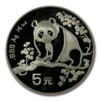 Chinese Panda 1/2 oz 1993, Oost-Azië, Zilver, Losse munt, Verzenden