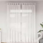 vidaXL Gordijnen met lussen 2 st 140x260 cm wit, Huis en Inrichting, Verzenden, Nieuw, Wit