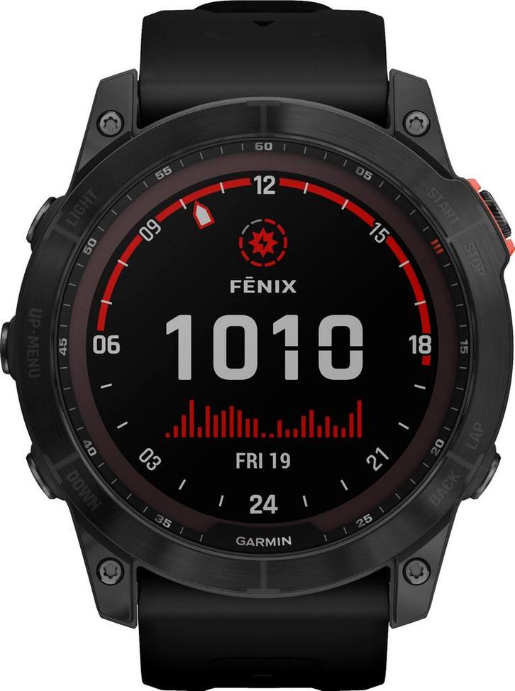 Garmin Fenix 7X Solar Zwart 51mm slimme horloges, Sieraden, Tassen en Uiterlijk, Smartwatches, Verzenden