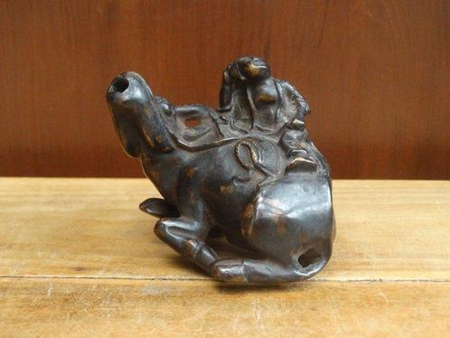 Water Dropper Boy On a Buffalo - Brons - China - Late 19th, Antiek en Kunst, Antiek | Overige Antiek