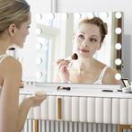 2dekans | Coast Make-up Spiegel met 15 LEDs - wit - 58 x 48, Audio, Tv en Foto, Luidsprekers, Ophalen of Verzenden, Zo goed als nieuw
