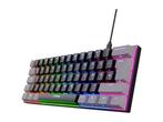 Veiling - Trust GXT867 ACIRA Min Gaming-toetsenbord (QWERTZ), Computers en Software, Toetsenborden, Nieuw