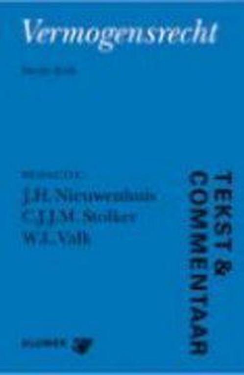 Vermogensrecht / Tekst & Commentaar 9789013005363, Boeken, Wetenschap, Zo goed als nieuw, Verzenden