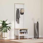 vidaXL Halkast met plank FLORO Wit 50 x 40 x 158 cm Massief, Verzenden, Nieuw