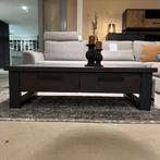 Salontafel Verato - Eikenhout Grafiet - 140x70 cm - Pronto, Huis en Inrichting, Tafels | Salontafels, 100 tot 150 cm, Eikenhout