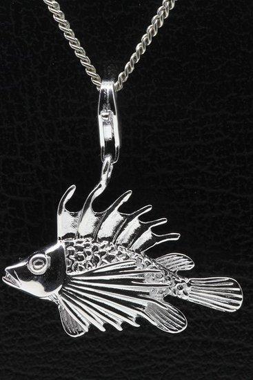 Zilveren Tropische vis 2 hanger en/of bedel, Sieraden, Tassen en Uiterlijk, Bedels, Verzenden