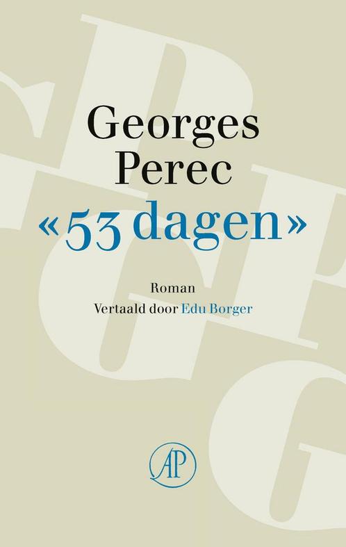 53 dagen (9789029550567, Georges Perec) (Georges Perec), Boeken, Romans, Nieuw, Verzenden