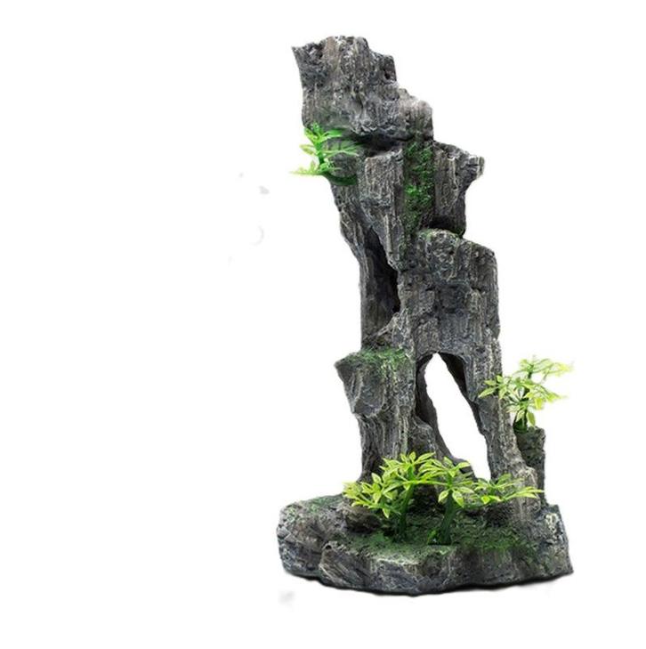 Steile rots met doorkijk OS-917 - aquarium decoratie, Dieren en Toebehoren, Vissen | Aquaria en Toebehoren, Sierelement, Nieuw