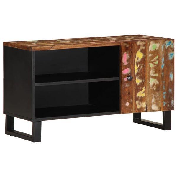 Retro TV-meubel Gerecycled 80cm | Retourdeal, Huis en Inrichting, Kasten | Televisiemeubels, 25 tot 50 cm, Nieuw, Minder dan 100 cm
