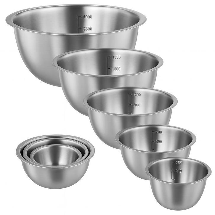 My Green Deal – RVS Mengkommen Set – 6-delige Duurzame Komme, Huis en Inrichting, Keuken | Tupperware, Nieuw, Verzenden