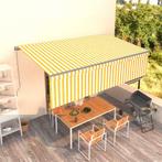 vidaXL Luifel handmatig uittrekbaar met rolgordijn 5x3 m, Tuin en Terras, Verzenden, Nieuw