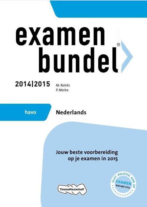 Examenbundel Nederlands Havo 20142015 9789006080612, Boeken, Schoolboeken, Zo goed als nieuw, Verzenden