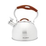 Florina Joe fluitketel geborsteld RVS zilver / bruin 2.5, Ophalen of Verzenden, Nieuw