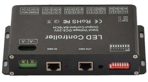 DMX RGB LED Controller - 6 Kanaals, Hobby en Vrije tijd, Elektronica-componenten, Ophalen of Verzenden