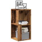 vidaXL Hoekkast 33x33x67 cm bewerkt hout oud houtkleurig, Verzenden, Nieuw
