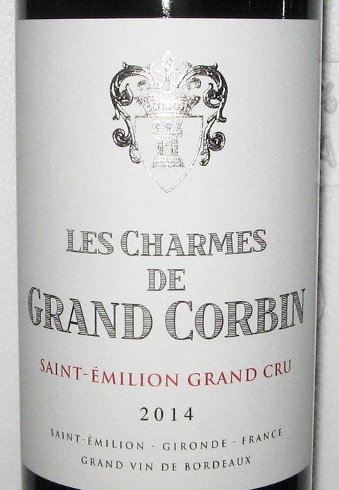 2014 Les Charmes de Grand Corbin, 2nd wine Chäteau Grand, Verzamelen, Wijnen