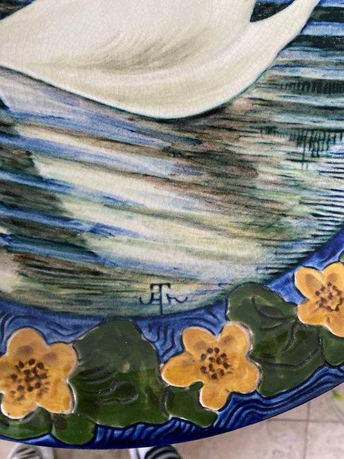 Karlsruhe Majolika Manufaktur - Schotel - Majolica - Hans, Antiek en Kunst, Antiek | Glas en Kristal