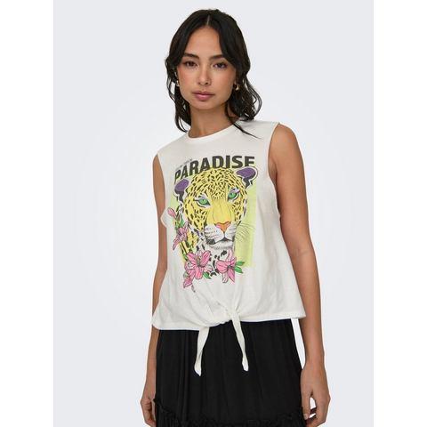 Only Shirt met ronde hals ONLLUCY LIFE S/L KNOT EAGLE, Kleding | Dames, T-shirts, Nieuw, Verzenden