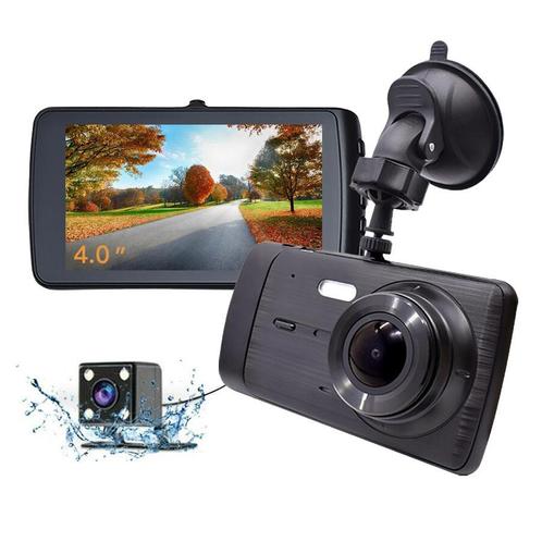 X4 Touch 2CH Dual 4.0 inch 1296p dashcam, Auto diversen, Dashcams, Nieuw, Verzenden