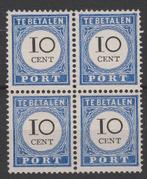 Postzegels Nederland 1894 Port P22a BLOK zeldzaam (861), Postzegels en Munten, Postzegels | Nederland, Verzenden, T/m 1940, Postfris