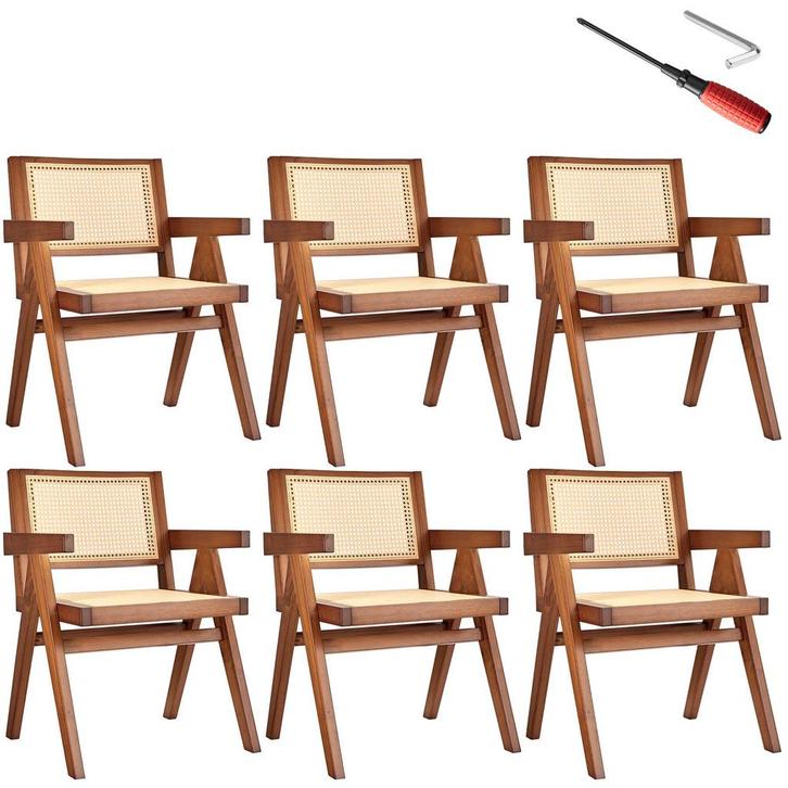 Eetkamerstoel Lizzy met Weens vlechtwerk in boho-stijl - don, Huis en Inrichting, Stoelen, Verzenden