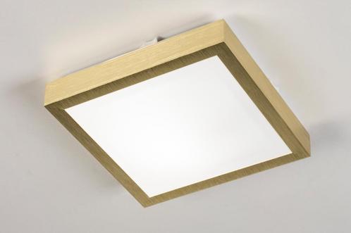 Rietveld Plafondlampen - Wit, Goud - Kunststof, Aluminium, Huis en Inrichting, Lampen | Plafondlampen, Verzenden