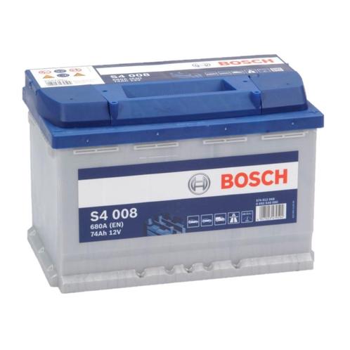 Bosch Auto accu 12 volt 74 ah Type S4008, Auto-onderdelen, Accu's en Toebehoren, Nieuw, Ophalen of Verzenden