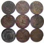 Nederlands-Indië. Koloniaal. ½ VOC Duiten 1749-1790 (9, Postzegels en Munten, Munten | Nederland