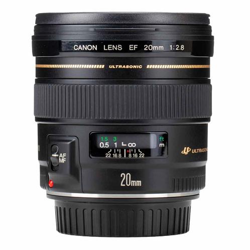 Canon EF 20mm F/2.8 USM met garantie, Audio, Tv en Foto, Fotografie | Lenzen en Objectieven, Overige typen, Zo goed als nieuw