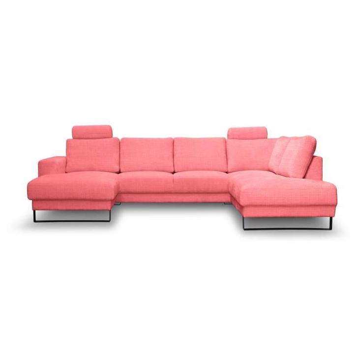 U-Bank Baarlo - u-banken - Roze, Huis en Inrichting, Banken | Sofa's en Chaises Longues, Nieuw, Stof